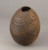 Egg, oak, 13*12*15.5 cm