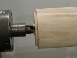 dovetail tenon for compression chuck