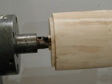 dovetail spigot for the chuck